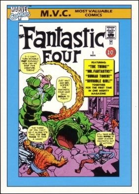 Impel Marvel Universe I Base Card 124 Fantastic Four #1