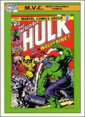Impel Marvel Universe I Base Card 134 Incredible Hulk #181