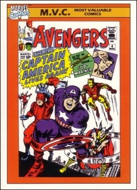 Impel Marvel Universe I Base Card 136 Avengers #4