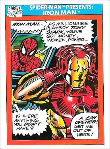 Impel Marvel Universe I Base Card 159 Iron Man