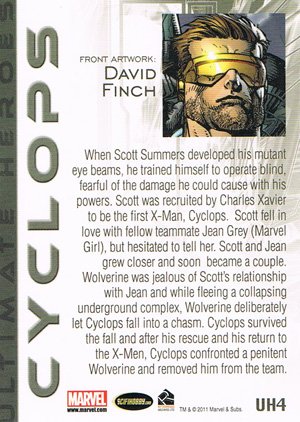 Rittenhouse Archives Marvel Universe Ultimate Hero Card UH4 Cyclops