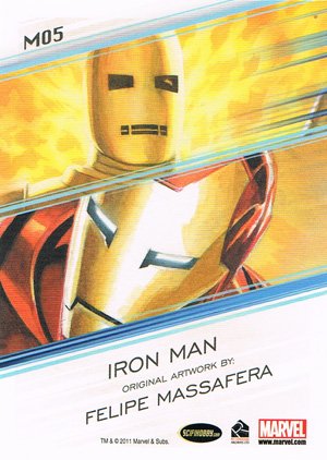 Rittenhouse Archives Marvel Universe Marvels Original Card MO5 Iron Man