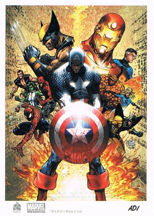 Rittenhouse Archives Marvel Universe Artist Draft Card AD1 Civil War