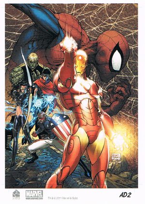 Rittenhouse Archives Marvel Universe Artist Draft Card AD2 Civil War