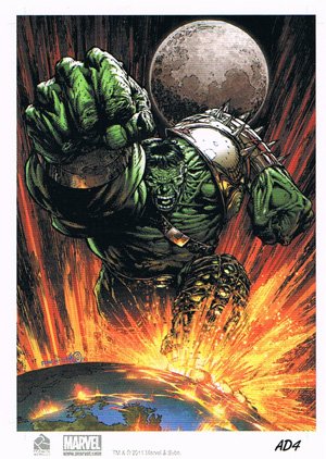 Rittenhouse Archives Marvel Universe Artist Draft Card AD4 World War Hulk