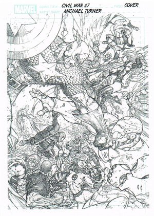 Rittenhouse Archives Marvel Universe Artist Draft Card AD3 Civil War