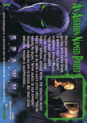 Inkworks Spawn the Movie Base Card 5 An Assassin named Priest