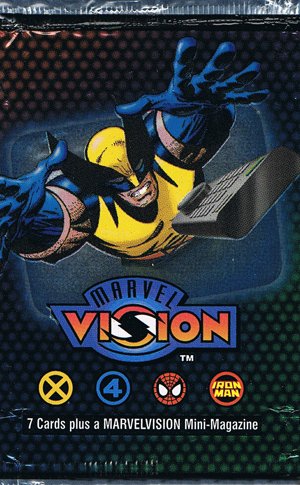 Fleer/Skybox Marvel Vision   Empty Wrapper