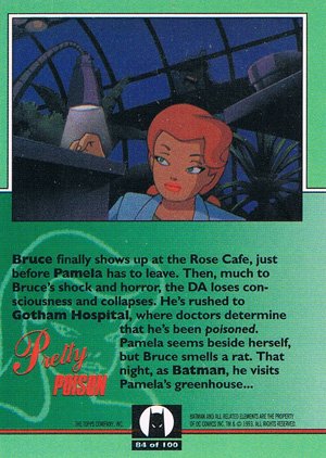 Topps Batman: The Animated Series Base Card 84 Bruce finally shows up