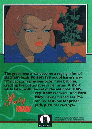 Topps Batman: The Animated Series Base Card 90 The greenhouse has become