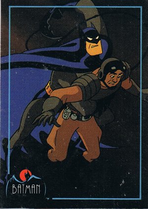 Topps Batman: The Animated Series Promos  Prototype (Batman holding a man)