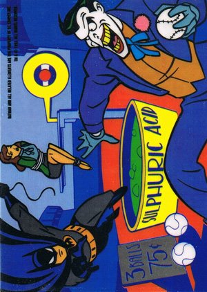 Topps Batman: The Animated Series Vinyl Mini-Cels (text on back)  Joker