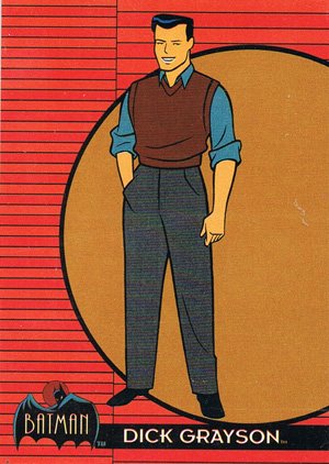 Topps Batman: The Animated Series Base Card 5 Dick Grayson