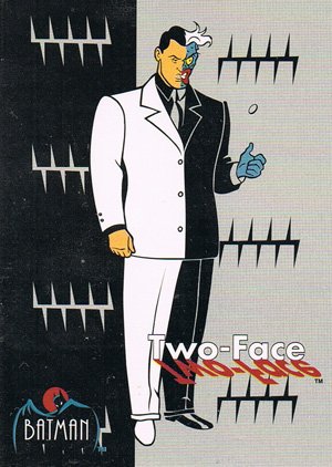 Topps Batman: The Animated Series Base Card 25 Two-Face