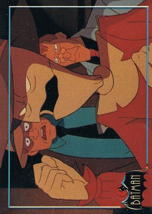 Topps Batman: The Animated Series Base Card 63 In their hideout at Crane Chemicals