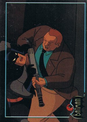 Topps Batman: The Animated Series Base Card 66 On top of the zeppelin