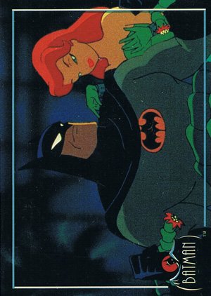 Topps Batman: The Animated Series Base Card 87 The monster flytrap holds Batman