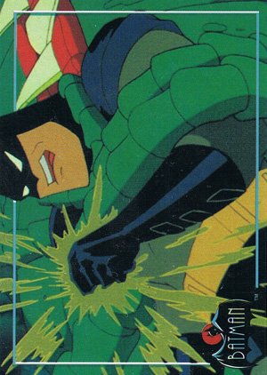 Topps Batman: The Animated Series Base Card 88 Batman kicks out