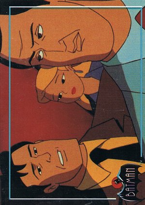 Topps Batman: The Animated Series Base Card 94 Bruce Wayne's mansion is decorated