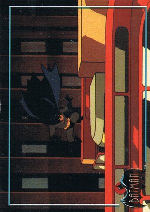 Topps Batman: The Animated Series Base Card 96 Harvey Dent receives a phone call