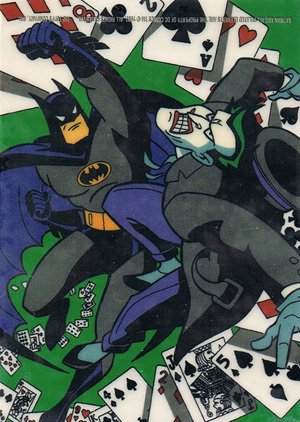 Topps Batman: The Animated Series 2 Vinyl Mini-Cels 2 Batman Battles The Joker