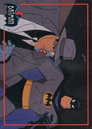 Topps Batman: The Animated Series 2 Base Card 105 Confronting Two-Face in the office of Ru