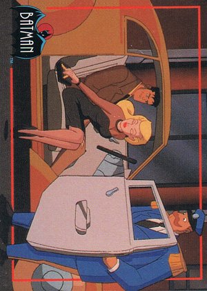 Topps Batman: The Animated Series 2 Base Card 124 Bruce Wayne takes Selina Kyle out for a