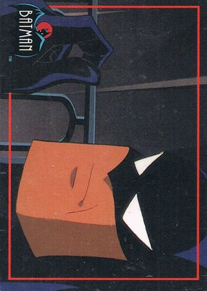 Topps Batman: The Animated Series 2 Base Card 125 Alfred discovers a hair on Bruce's jacke