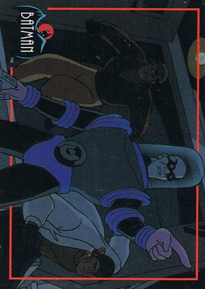 Topps Batman: The Animated Series 2 Base Card 133 Inside a Gothcorp warehouse, Mr. Freeze'