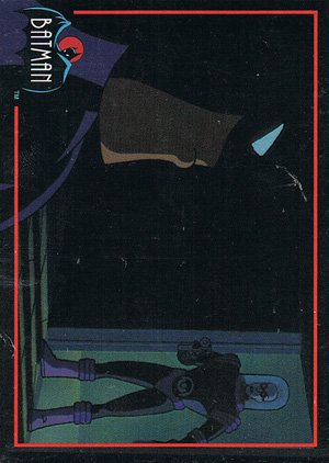 Topps Batman: The Animated Series 2 Base Card 135 Despite a bad cold, Batman has made his