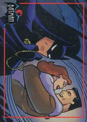 Topps Batman: The Animated Series 2 Base Card 183 Looking for clues to the whereabouts of