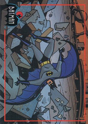 Topps Batman: The Animated Series 2 Base Card 189 With the Gotham City World's Fair explod