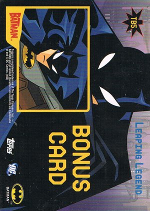 Topps Batman: Animated Series - Season One Tin Bonus Card TB5 Leaping Legend