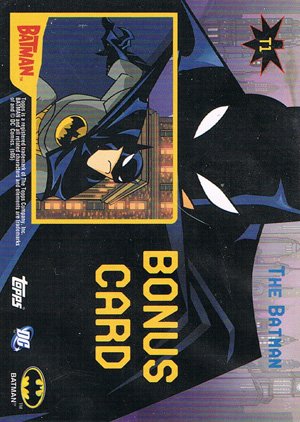 Topps Batman: Animated Series - Season One Tin Matching Bonus Card T1 The Batman