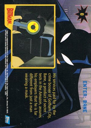 Topps Batman: Animated Series - Season One Base Card 8 Enter: Bane