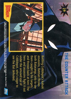 Topps Batman: Animated Series - Season One Base Card 19 The Counter Attack
