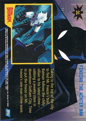 Topps Batman: Animated Series - Season One Base Card 31 Finding the Winter Man