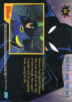 Topps Batman: Animated Series - Season One Base Card 55 The Pit and the Bat