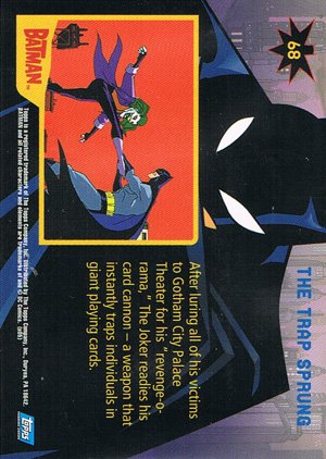Topps Batman: Animated Series - Season One Base Card 68 The Trap Sprung