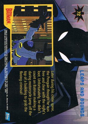 Topps Batman: Animated Series - Season One Base Card 72 Leaps and Bounds