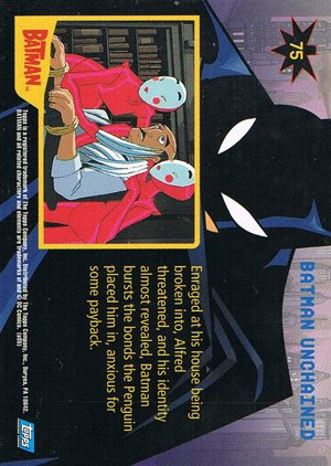 Topps Batman: Animated Series - Season One Base Card 75 Batman Unchained