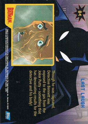 Topps Batman: Animated Series - Season One Base Card 84 Last Laugh