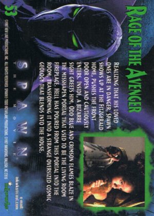 Inkworks Spawn the Movie Base Card 53 Rage of the Avenger