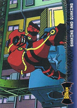 Topps Batman: Animated Series - Season One Base Card 10 Shaking and Quaking