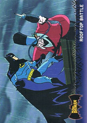 Topps Batman: Animated Series - Season One Base Card 76 Rooftop Battle