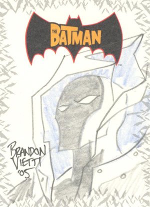 Topps Batman: Animated Series - Season One Sketch Card  Brandon Vietti (1:87 packs)