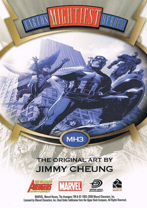 Rittenhouse Archives The Complete Avengers 1963-Present Earth's Mightiest Heroes MH3 Jimmy Cheung