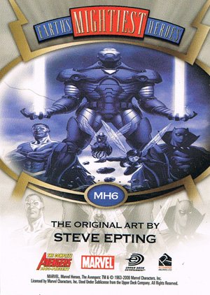 Rittenhouse Archives The Complete Avengers 1963-Present Earth's Mightiest Heroes MH6 Steve Epting