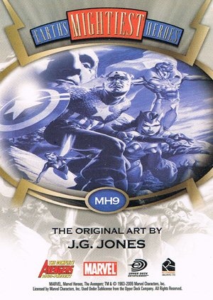 Rittenhouse Archives The Complete Avengers 1963-Present Earth's Mightiest Heroes MH9 J.G. Jones