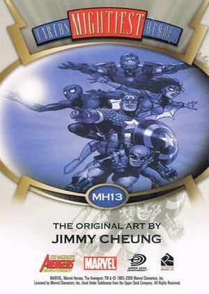 Rittenhouse Archives The Complete Avengers 1963-Present Earth's Mightiest Heroes MH13 Jimmy Cheung